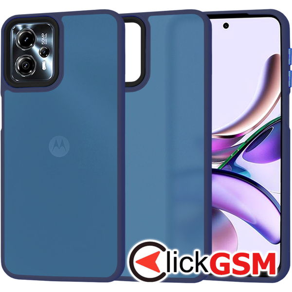 Techsuit - HaloFrost Series - Motorola Moto G13 / G23 - Deep Blue