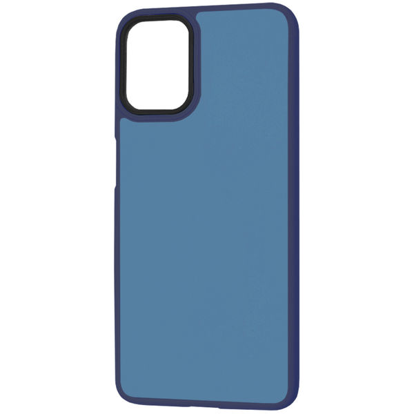 Techsuit - HaloFrost Series - Motorola Moto E22 / Moto E22i - Deep Blue