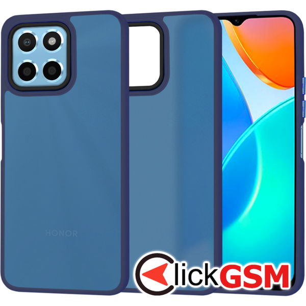 Techsuit - HaloFrost Series - Honor X6 / X8 5G / 70 Lite - Deep Blue