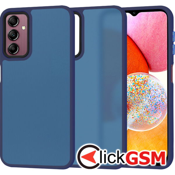 Techsuit - HaloFrost Series - Samsung Galaxy A14 4G / A14 5G - Deep Blue