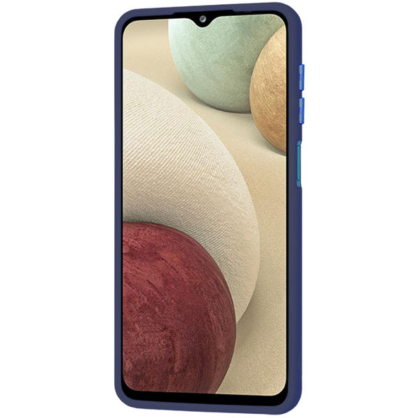 Techsuit - HaloFrost Series - Samsung Galaxy A12 / A12 Nacho / M12 / F12 - Deep Blue