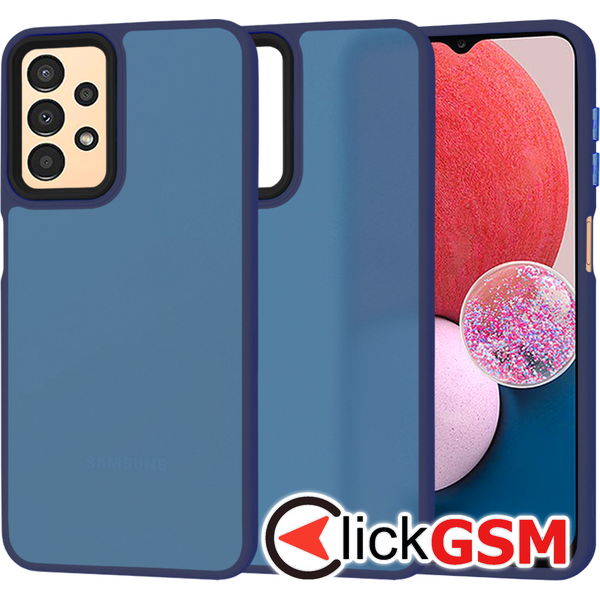 Techsuit - HaloFrost Series - Samsung Galaxy A13 4G / A13 5G / A04S - Deep Blue