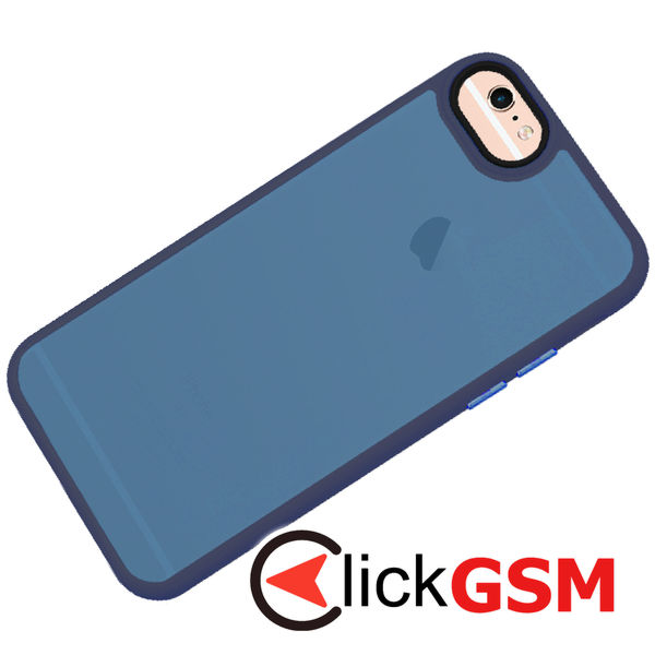 Techsuit - HaloFrost Series - iPhone 6 / 6s / 7 / 8 / SE 2, SE 2020 / SE 3, SE 2022 - Deep Blue
