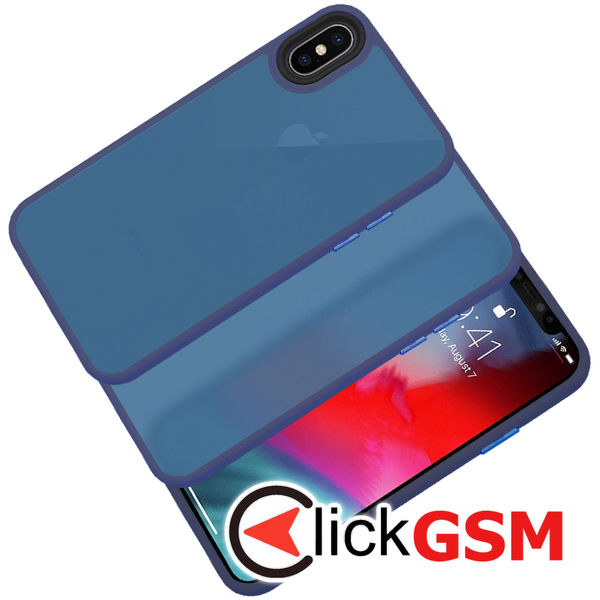 Techsuit - HaloFrost Series - iPhone X / iPhone XS - Deep Blue
