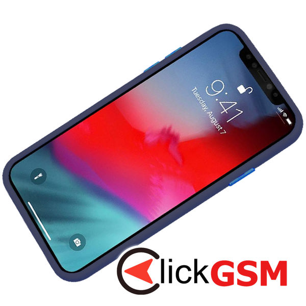 Techsuit - HaloFrost Series - iPhone X / iPhone XS - Deep Blue