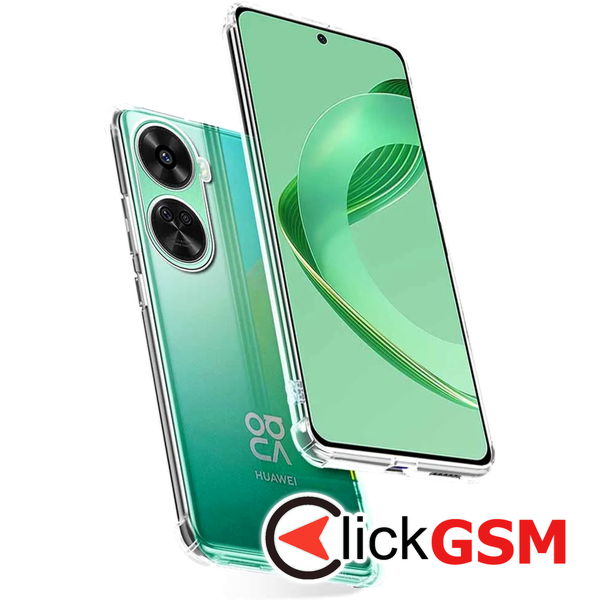Techsuit - Shockproof Clear Silicone - Huawei nova 11 SE / 12 SE - Clear