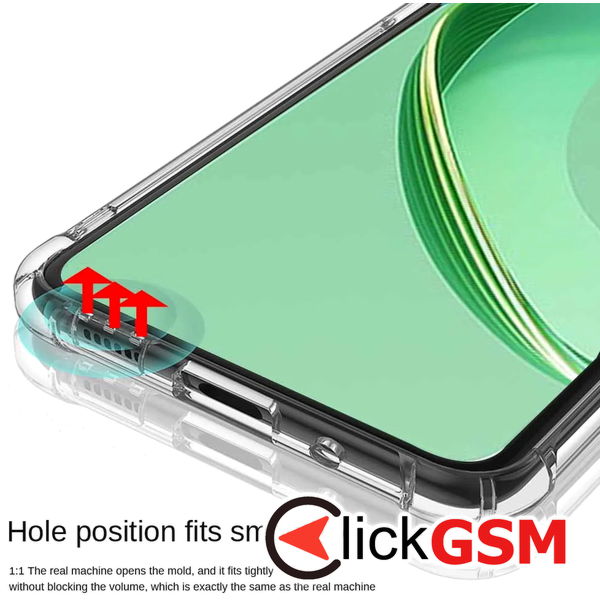 Techsuit - Shockproof Clear Silicone - Huawei nova 11 SE / 12 SE - Clear