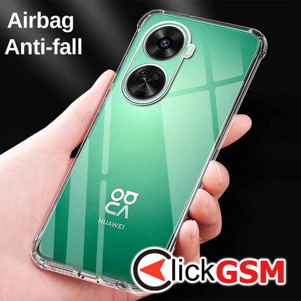 Techsuit - Shockproof Clear Silicone - Huawei nova 11 SE / 12 SE - Clear