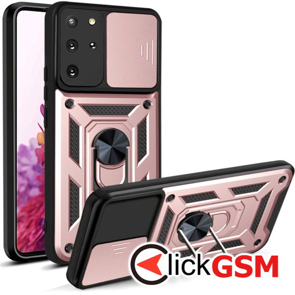Techsuit - CamShield Series - Samsung Galaxy S20 Plus 4G / S20 Plus 5G - Rose Gold