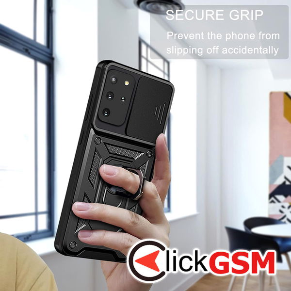 Techsuit - CamShield Series - Samsung Galaxy S20 Plus 4G / S20 Plus 5G - Rose Gold