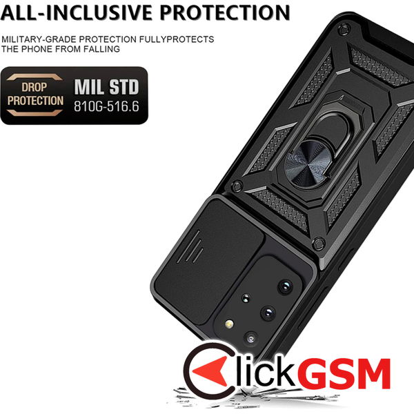 Techsuit - CamShield Series - Samsung Galaxy S20 Plus 4G / S20 Plus 5G - Rose Gold