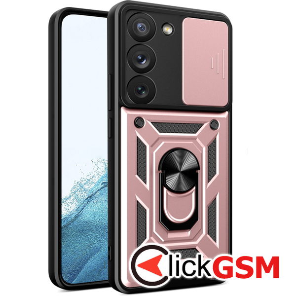 Techsuit - CamShield Series - Samsung Galaxy S22 5G - Rose Gold