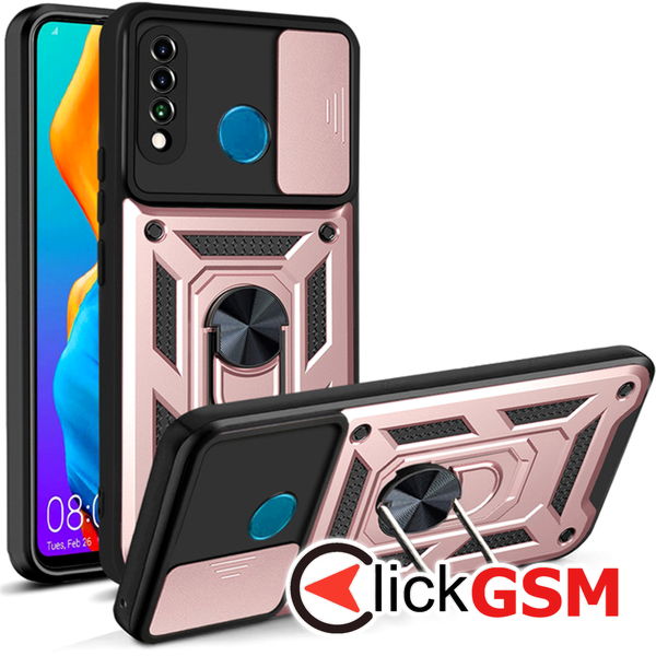Techsuit - CamShield Series - Huawei P30 Lite / P30 Lite New Edition - Rose Gold