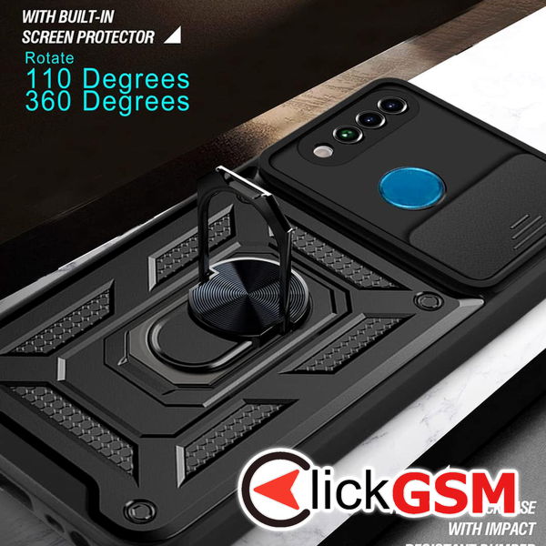 Techsuit - CamShield Series - Huawei P30 Lite / P30 Lite New Edition - Rose Gold