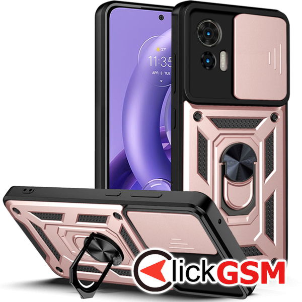 Techsuit - CamShield Series - Motorola Edge 30 Neo - Rose Gold