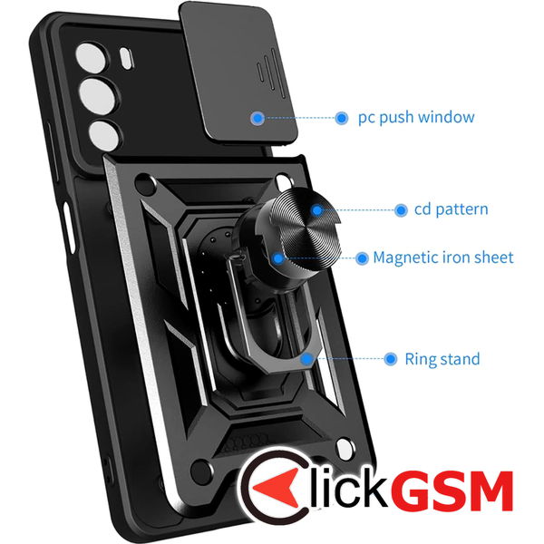 Techsuit - CamShield Series - Motorola Edge 30 - Rose Gold