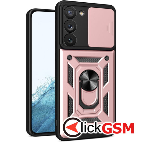 Techsuit - CamShield Series - Samsung Galaxy S23 - Rose Gold