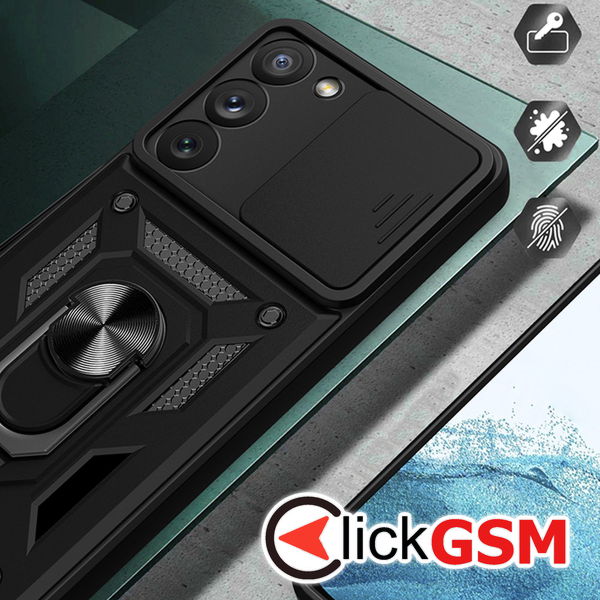 Techsuit - CamShield Series - Samsung Galaxy S23 Plus - Rose Gold