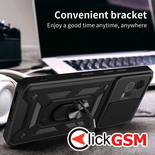 Techsuit - CamShield Series - Motorola Moto G72 - Rose Gold