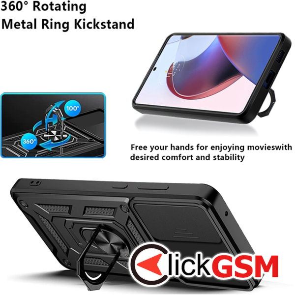 Techsuit - CamShield Series - Motorola Edge 30 Ultra - Rose Gold