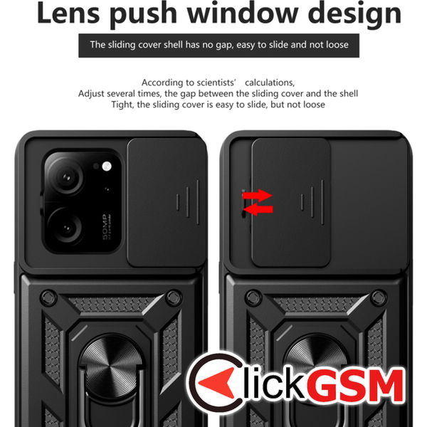 Techsuit - CamShield Series - Xiaomi 13T / 13T Pro - Rose Gold