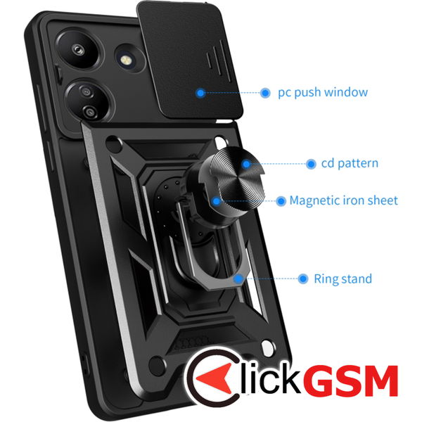 Techsuit - CamShield Series - Xiaomi Redmi 13C 5G - Green