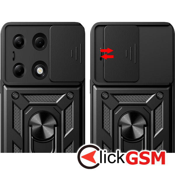 Techsuit - CamShield Series - Xiaomi Redmi Note 13 Pro 4G / Poco M6 Pro 4G - Rose Gold