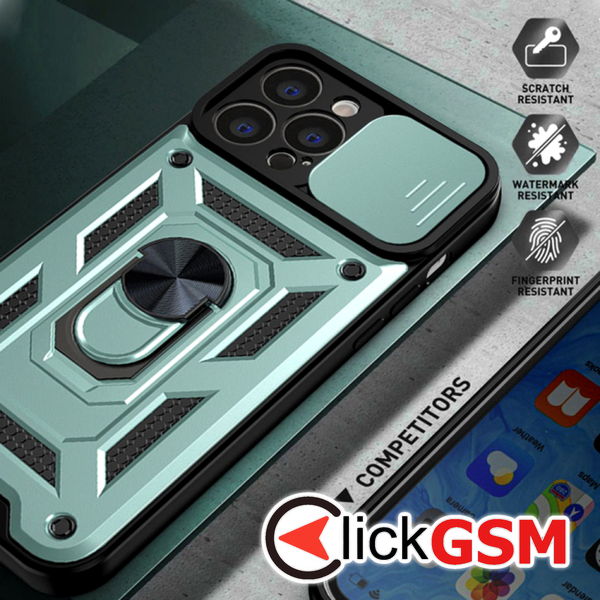 Techsuit - CamShield Series - iPhone 13 Pro - Green