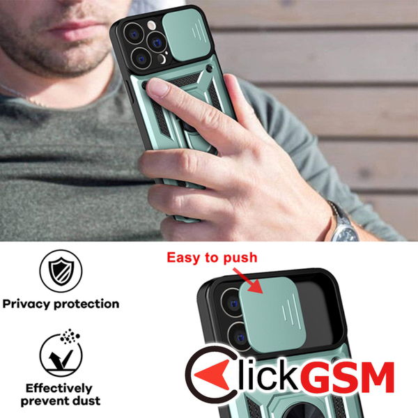 Techsuit - CamShield Series - iPhone 13 Pro - Green