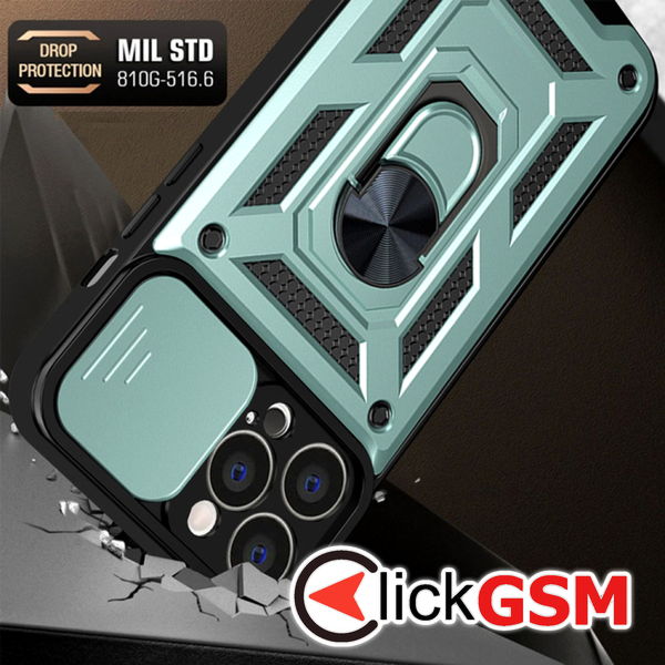 Techsuit - CamShield Series - iPhone 13 Pro - Green