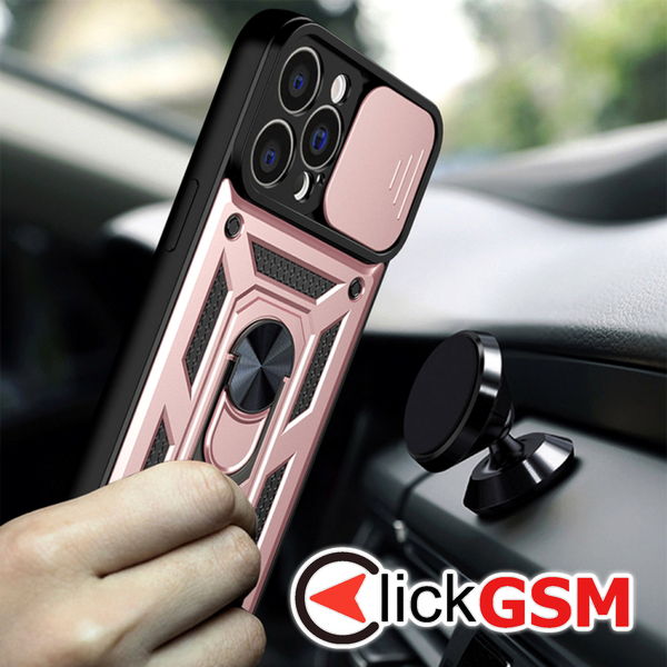 Techsuit - CamShield Series - iPhone 13 Pro Max - Rose Gold