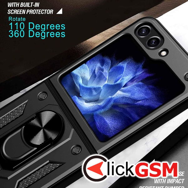 Techsuit - CamShield Series - Samsung Galaxy Z Flip5 - Rose Gold