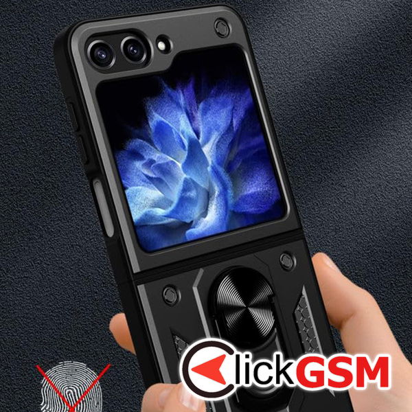 Techsuit - CamShield Series - Samsung Galaxy Z Flip5 - Rose Gold