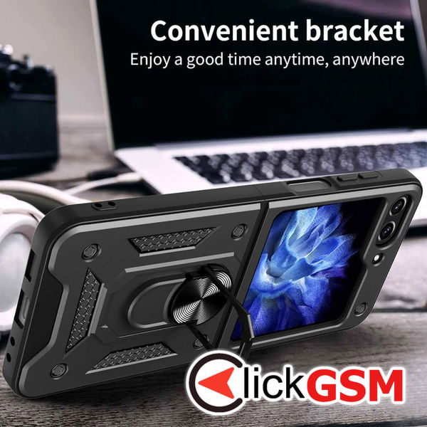 Techsuit - CamShield Series - Samsung Galaxy Z Flip5 - Rose Gold