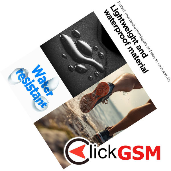 Spigen - Sports Armband Dynamic Shield (A703) - Waterproof, Lightweight, 6.9 inch - Black