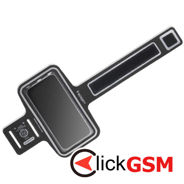 Spigen - Sports Armband Dynamic Shield (A703) - Waterproof, Lightweight, 6.9 inch - Black