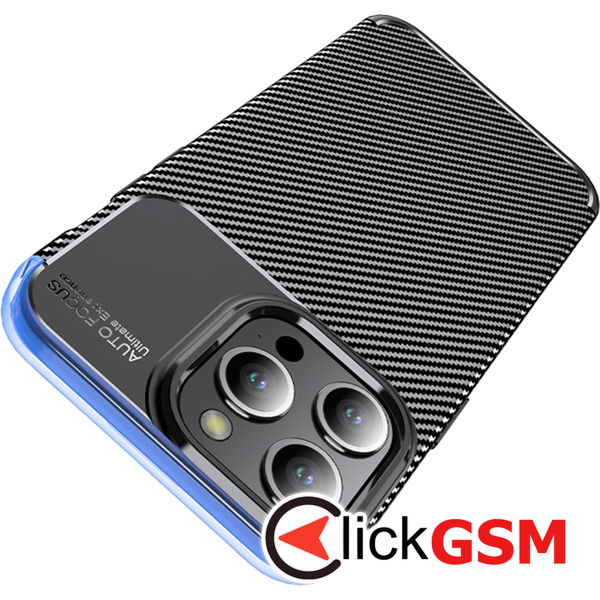 Techsuit - CarbonFiber - iPhone 12 Pro Max - Black