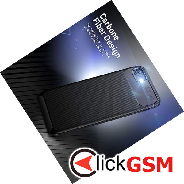 Techsuit - CarbonFiber - iPhone X, iPhone 10 / iPhone XS - Black