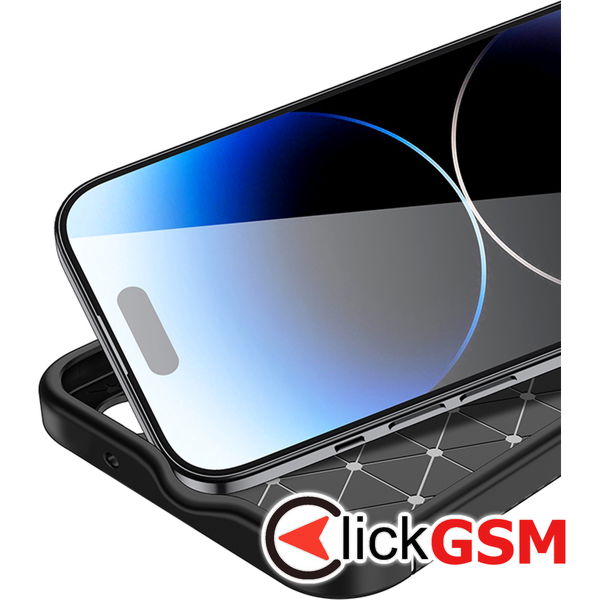 Techsuit - CarbonFiber - iPhone 13 Pro Max - Black