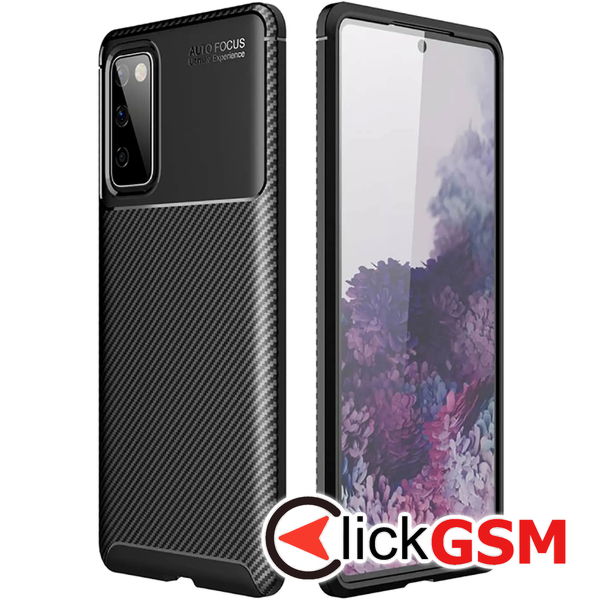 Techsuit - CarbonFiber - Samsung Galaxy S20 FE / S20 FE 5G - Black