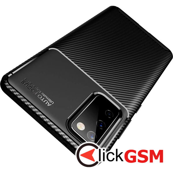 Techsuit - CarbonFiber - Samsung Galaxy S20 FE / S20 FE 5G - Black