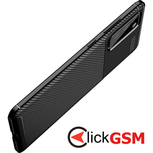 Techsuit - CarbonFiber - Samsung Galaxy S20 FE / S20 FE 5G - Black