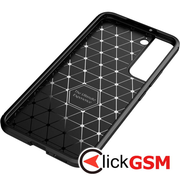 Techsuit - CarbonFiber - Samsung Galaxy S21 FE 5G - Black