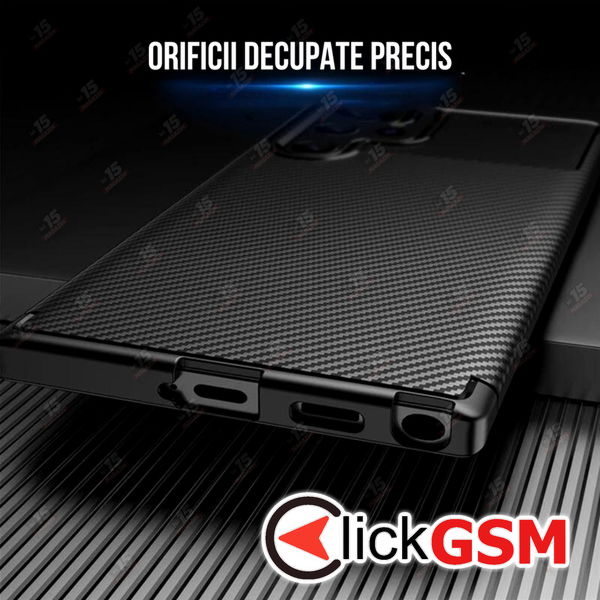 Techsuit - CarbonFiber - Samsung Galaxy A13 5G / A04s - Black