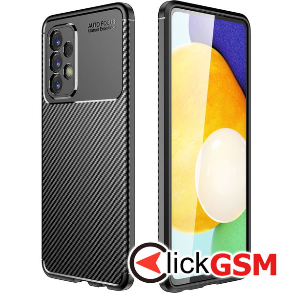 Techsuit - CarbonFiber - Samsung Galaxy A23 4G / A23 5G - Black