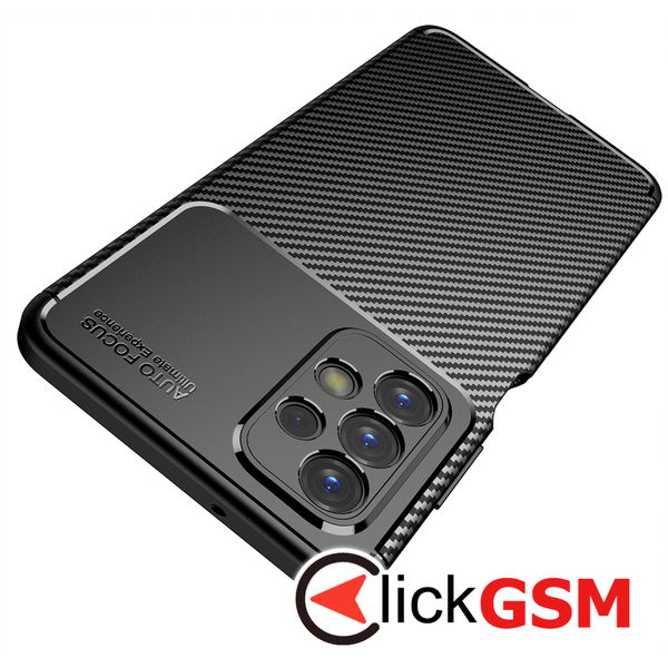 Techsuit - CarbonFiber - Samsung Galaxy A23 4G / A23 5G - Black