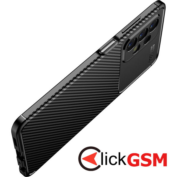 Techsuit - CarbonFiber - Samsung Galaxy A23 4G / A23 5G - Black