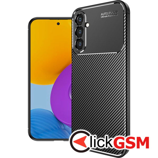 Techsuit - CarbonFiber - Samsung Galaxy A54 - Black