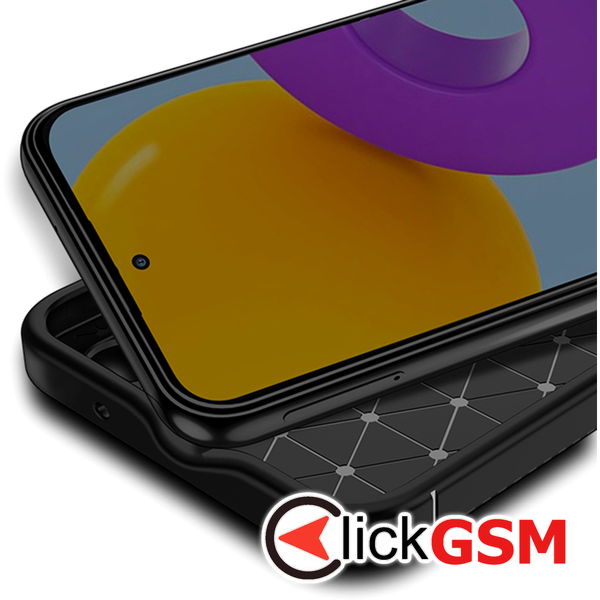 Techsuit - CarbonFiber - Samsung Galaxy A54 - Black