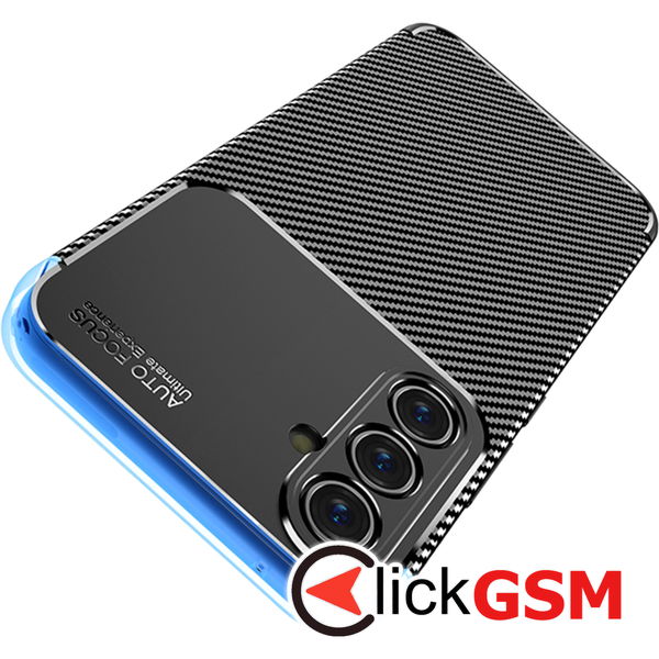 Techsuit - CarbonFiber - Samsung Galaxy A54 - Black